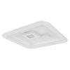 LED-TAKLAMPA 40 W 46,6/46,6/7,4 cm  - klar/vit, Design, metall/plast (46,6/46,6/7,4cm) - Globo