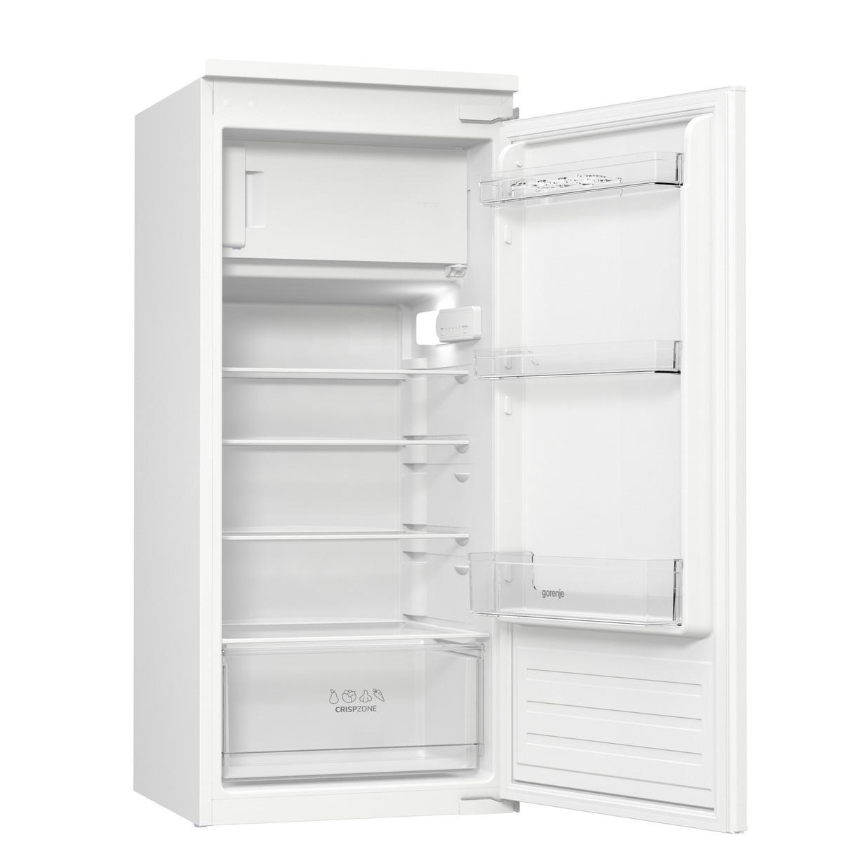 KÜHLSCHRANK 54/122,1/54,5 cm RBI512E21  - Weiß, Trend, Glas/Metall (54/122,1/54,5cm) - Gorenje