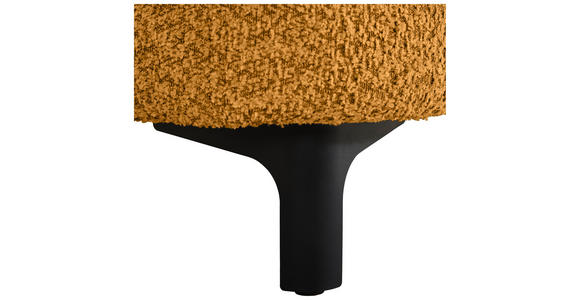 HOCKER in Textil Goldfarben  - Goldfarben/Schwarz, KONVENTIONELL, Textil/Metall (99/46/77cm) - Carryhome