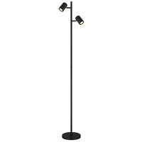 STOJACÍ LAMPA, 27/22/158 cm - černá, Design, kov/plast (27/22/158cm) - Globo