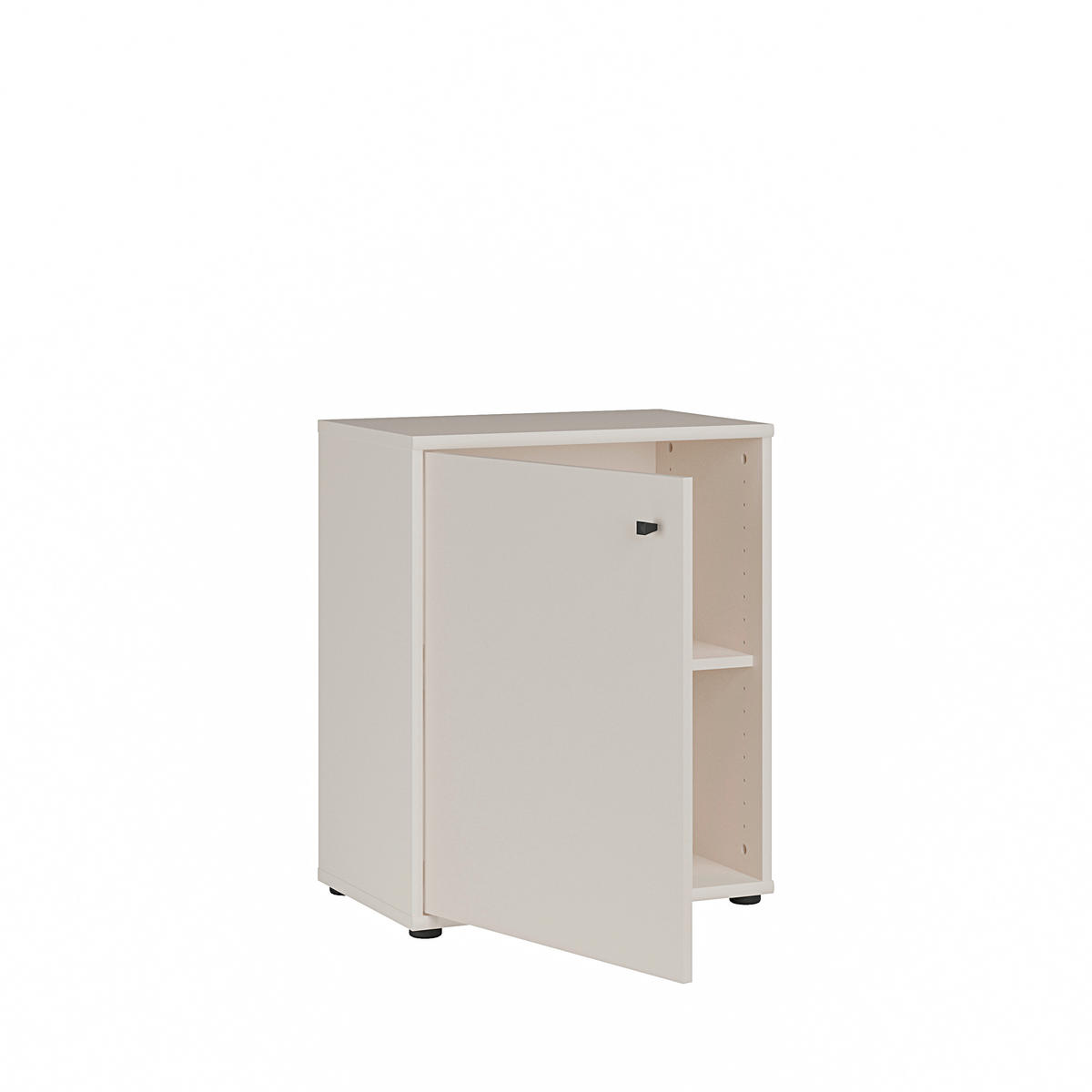 KOMMODE , 54/66,3/34,8 cm,  - Sandfarben/Schwarz, Design, Holzwerkstoff/Kunststoff (54/66,3/34,8cm)