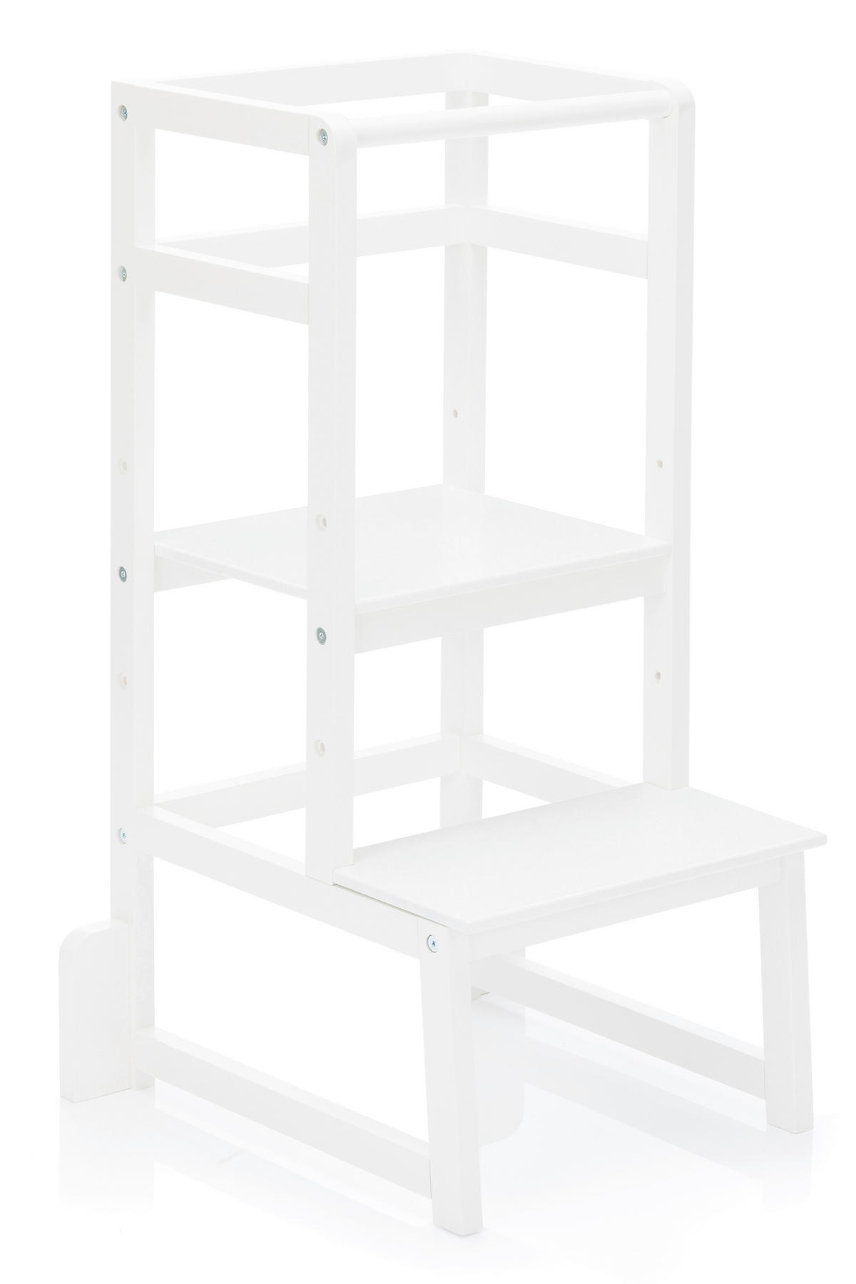 LERNTURM Vista  - Weiß, Basics, Holz (90/40/46cm) - Fillikid