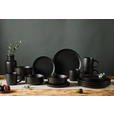 KOMBISERVICE Salerno 16-teilig  - Schwarz, Trend, Keramik - Novel