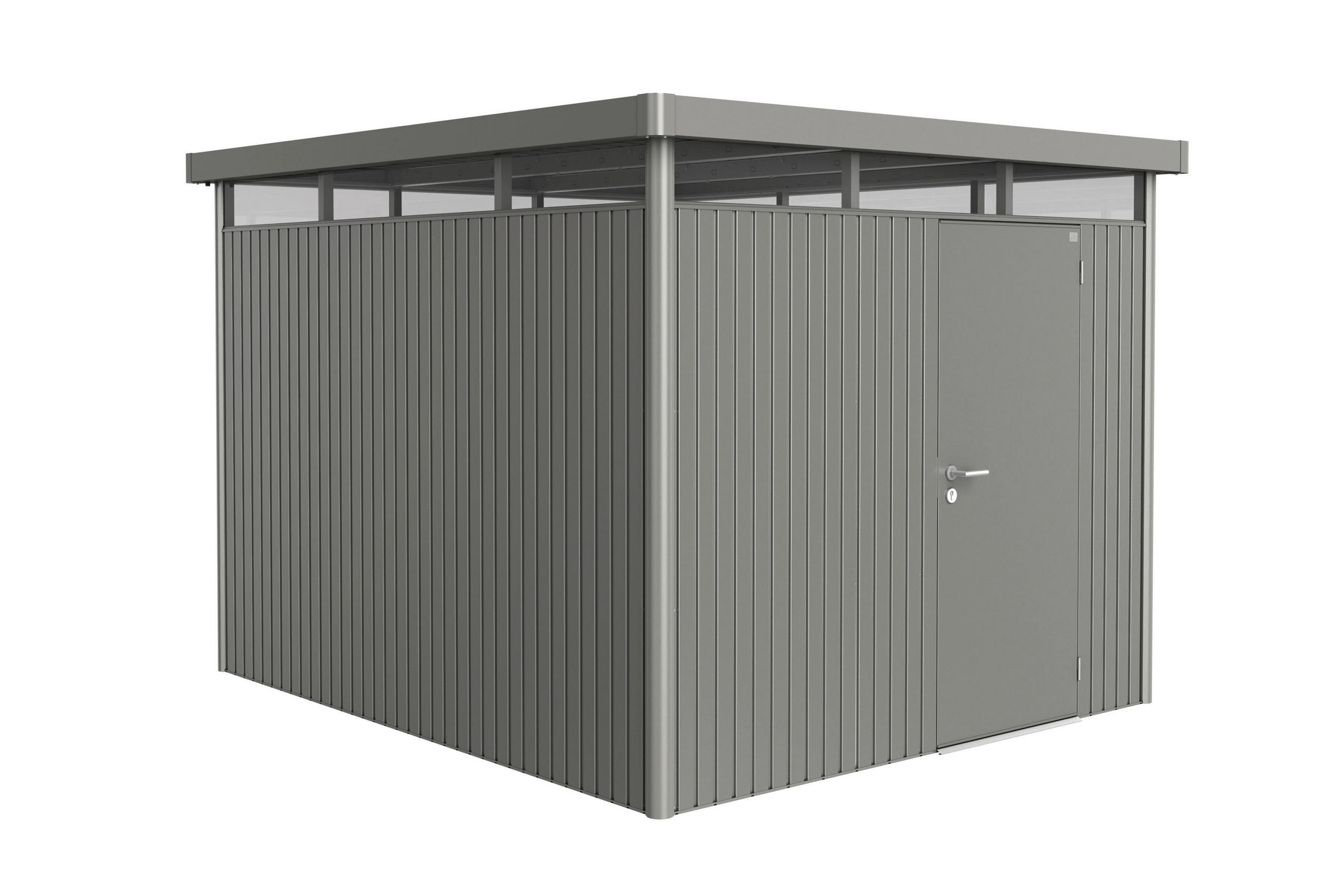 GERÄTEHAUS 275/222/315 cm  - Anthrazit, Basics, Metall (275/222/315cm) - Biohort