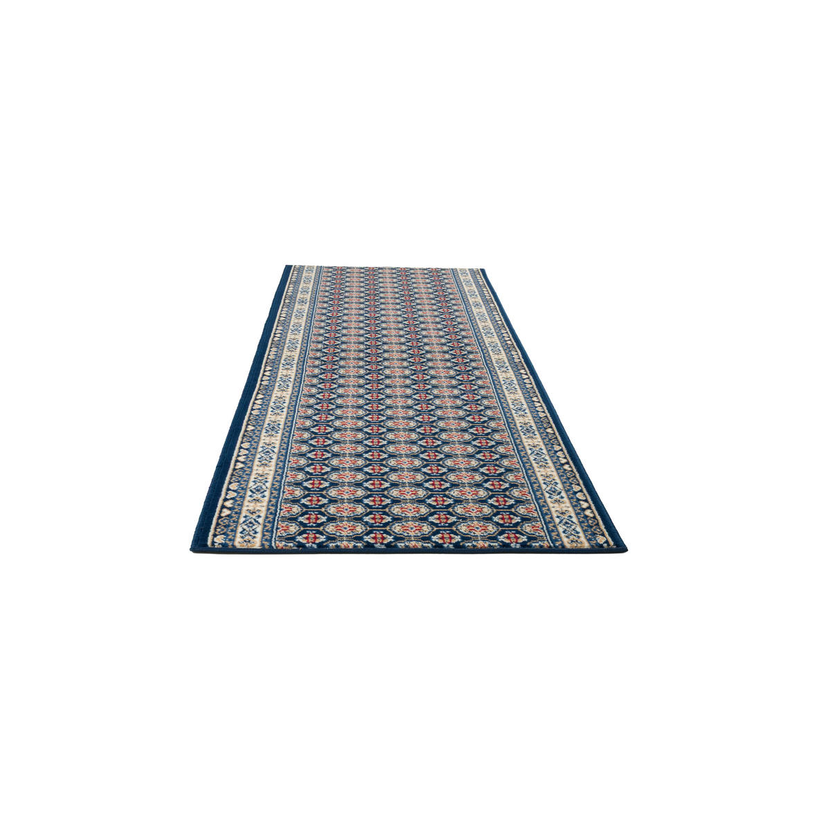 LÄUFER 60/200 cm Shiraz Creme, Dunkelblau, Beige  - Beige/Creme, LIFESTYLE, Textil (60/200cm)