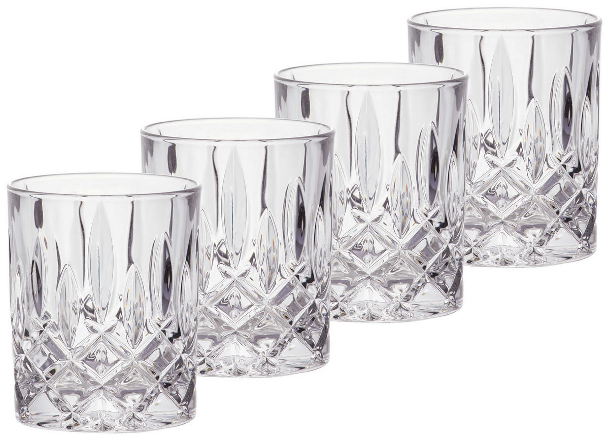 WHISKY-GLÄSERSET NOBLESSE  4-teilig  - Transparent, Glas (8/8,4cm) - Nachtmann