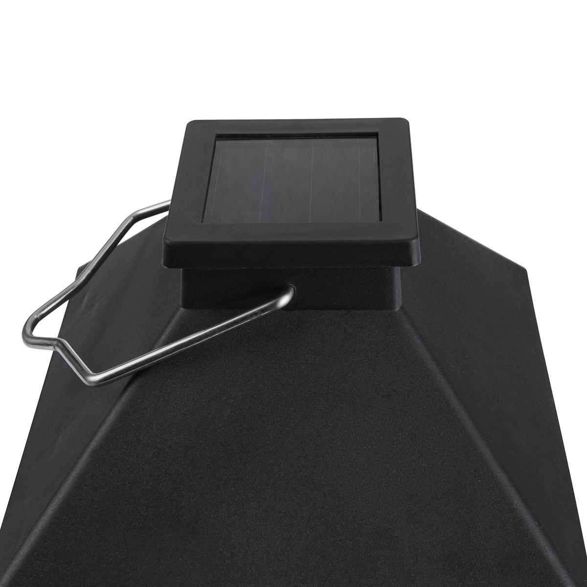 LED-LATERNE - Klar/Schwarz, LIFESTYLE, Glas/Kunststoff (14/32/14cm) - X-Mas