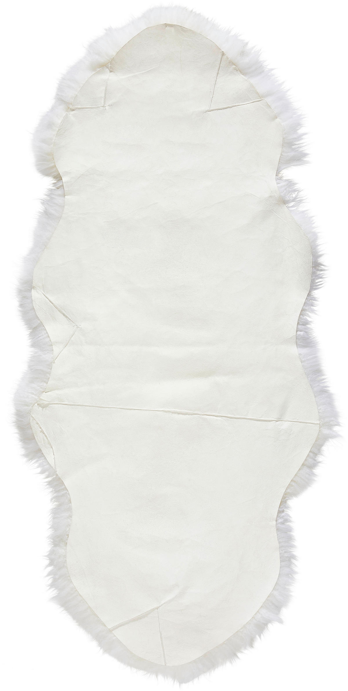 SCHAFFELL 65/145 cm Albany Weiß  - Weiß, Trend, Fell (65/145cm) - Linea Natura