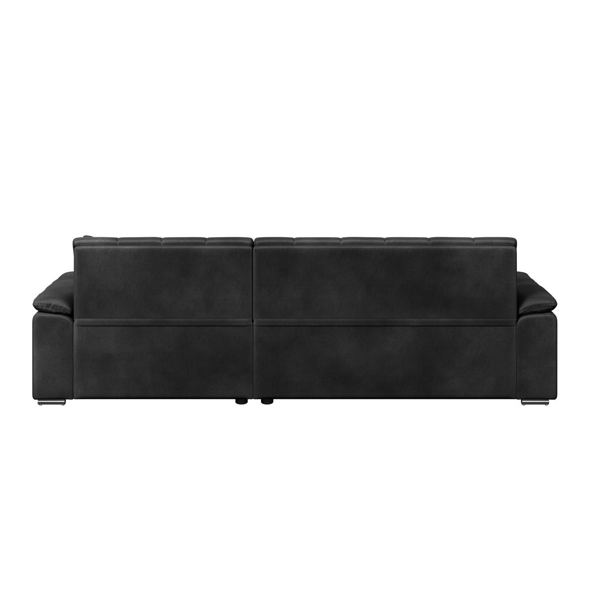 ECKSOFA Schwarz Zierkissen  - Schwarz, Trend, Textil (257/167cm) - Livetastic