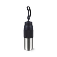 ISOLIERFLASCHE beYou 0,5L L  - Schwarz, Basics, Metall (7,4/7,4/24,20cm) - Emsa
