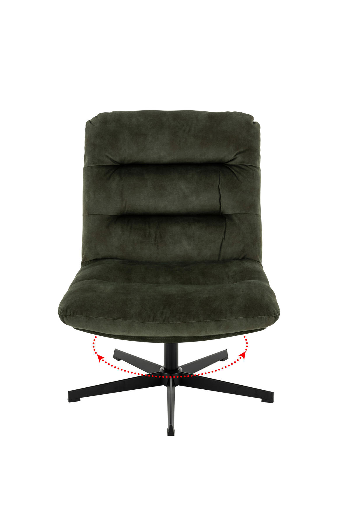 FOTOLIU in textil verde  - verde/negru, Modern, metal/textil (68/91/82cm) - Carryhome