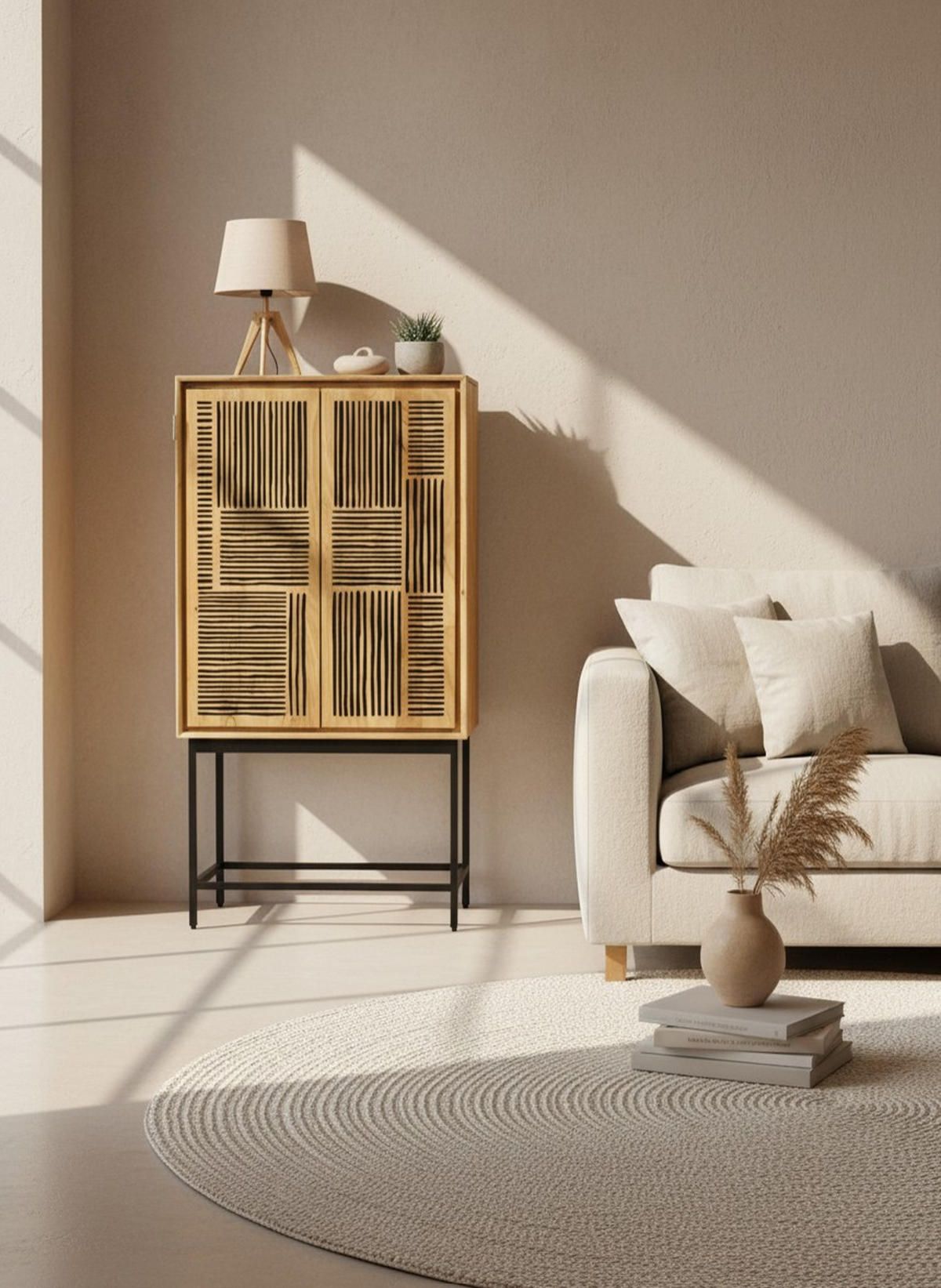 HIGHBOARD  80/150/40 cm  - Schwarz/Akaziefarben, KONVENTIONELL, Holz/Metall (80/150/40cm) - Livetastic