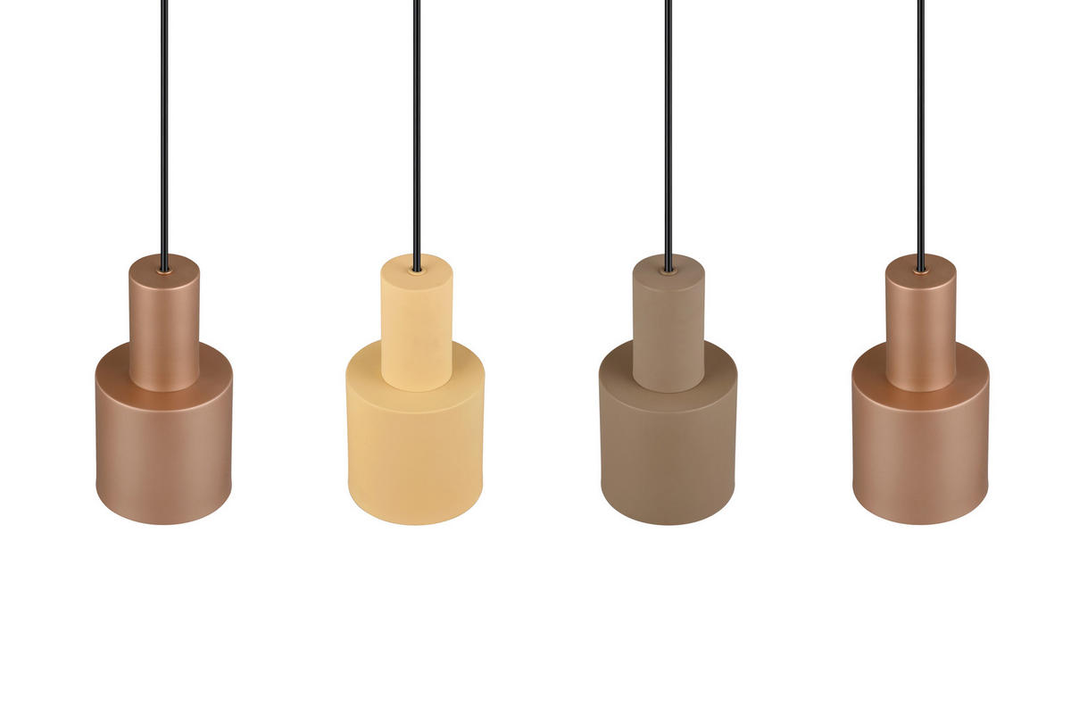 HÄNGELEUCHTE 87/12/150 cm  - Taupe/Beige, Design, Metall (87/12/150cm)