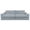 BIGSOFA in Cord Silberfarben  - Silberfarben/Schwarz, Design, Kunststoff/Textil (276/90/109cm) - Sit & More