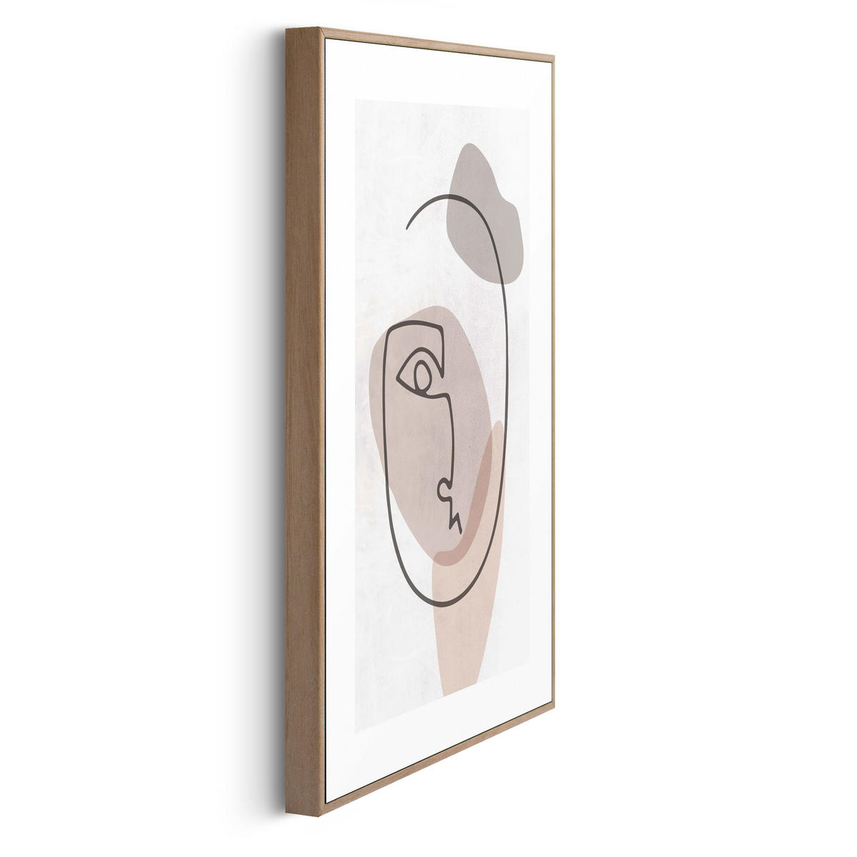 BILD Abstraktes  - Beige, Basics, Holz (30/20/2cm) - Reinders!