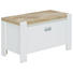 GARDEROBENBANK 80/47/41 cm - Eichefarben/Silberfarben, LIFESTYLE, Holzwerkstoff/Kunststoff (80/47/41cm) - Landscape GARDEROBENBANK 80/47/41 cm - Eichefarben/Silberfarben, LIFESTYLE, Holzwerkstoff/Kunststoff (80/47/41cm) - Landscape