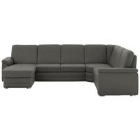 WOHNLANDSCHAFT  in Chenille Grau  - Alufarben/Grau, KONVENTIONELL, Holz/Textil (160/329/235cm) - Beldomo Comfort