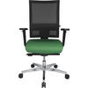 DREHSTUHL Webstoff Schwarz, Alufarben, Dunkelgrün  - Dunkelgrün/Schwarz, Basics, Kunststoff/Textil (70/101-113/48cm) - Topstar