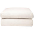 HOCKER in Textil Naturfarben  - Schwarz/Naturfarben, Design, Textil (110/50/110cm) - Ambia Home