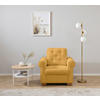SESSEL in Gelb  - Gelb/Buchefarben, Design, Holz/Textil (93/89/82cm) - MID.YOU