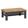 COUCHTISCH 110/70/40 cm rechteckig Graphitfarben, Eiche Artisan  - Graphitfarben/Eiche Artisan, Design, Holzwerkstoff (110/70/40cm) - SetOne by Musterring