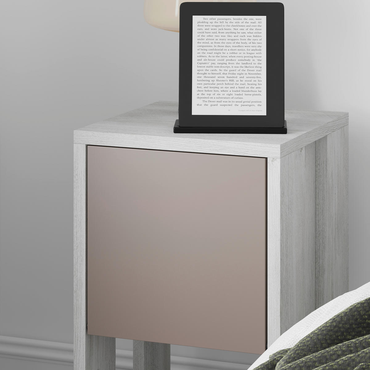 NACHTTISCH 30/55/30 cm  - Beige, Design, Holzwerkstoff (30/55/30cm) - Livetastic