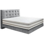 BOXSPRINGBETT 160/200 cm  in Grau  - Grau, KONVENTIONELL, Holz/Textil (160/200cm) - Dieter Knoll