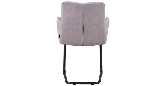 SCHWINGSTUHL Webstoff Anthrazit, Hellgrau - Anthrazit/Hellgrau, Trend, Textil/Metall (58/88/63cm) - Hom`in