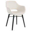 ARMLEHNSTUHL  in Cord matt  - Beige/Schwarz, MODERN, Holz/Kunststoff (58/81/61cm) - MID.YOU