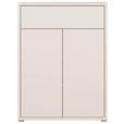 SCHUHSCHRANK  in 74,5/99,1/34,9 cm  - Sandfarben/Grau, MODERN, Holzwerkstoff/Kunststoff (74,5/99,1/34,9cm) - Carryhome