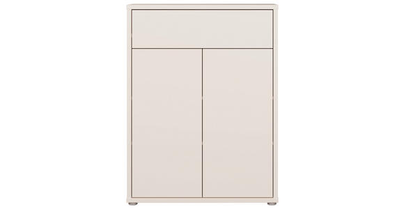 SCHUHSCHRANK  in 74,5/99,1/34,9 cm  - Sandfarben/Grau, MODERN, Holzwerkstoff/Kunststoff (74,5/99,1/34,9cm) - Carryhome