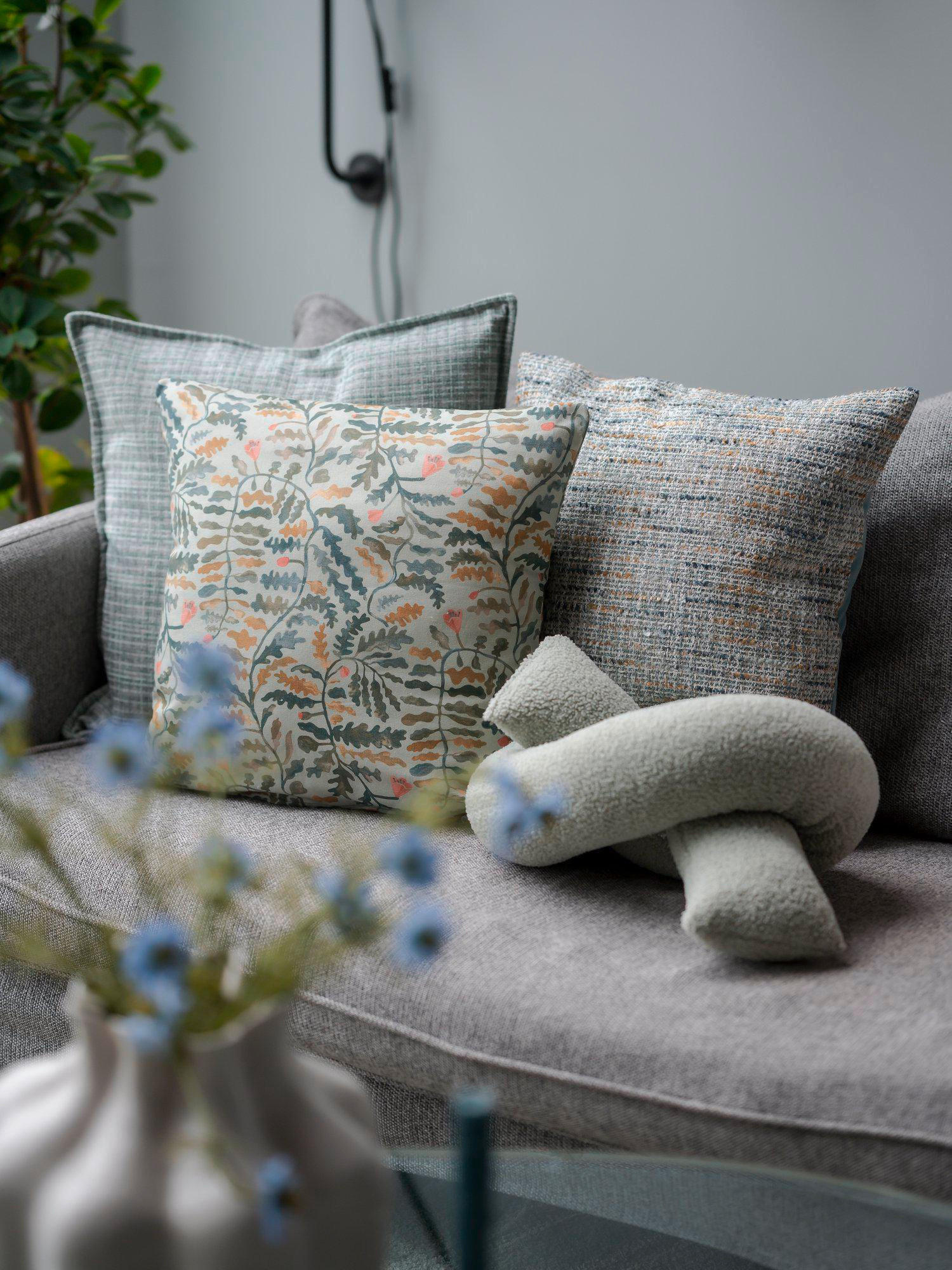 KISSENHÜLLE Bertie 45/45 cm  - Grün, Design, Textil (45/45cm)