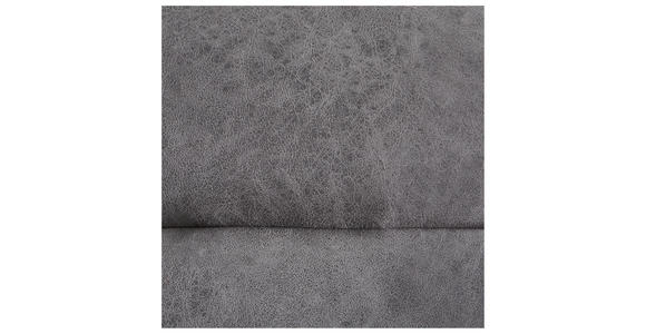 HOCKER in Textil Grau  - Schwarz/Grau, KONVENTIONELL, Textil/Metall (134/43/74cm) - Carryhome