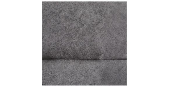 2-SITZER-SOFA in Mikrofaser Grau  - Schwarz/Grau, KONVENTIONELL, Textil/Metall (206/90/105cm) - Carryhome