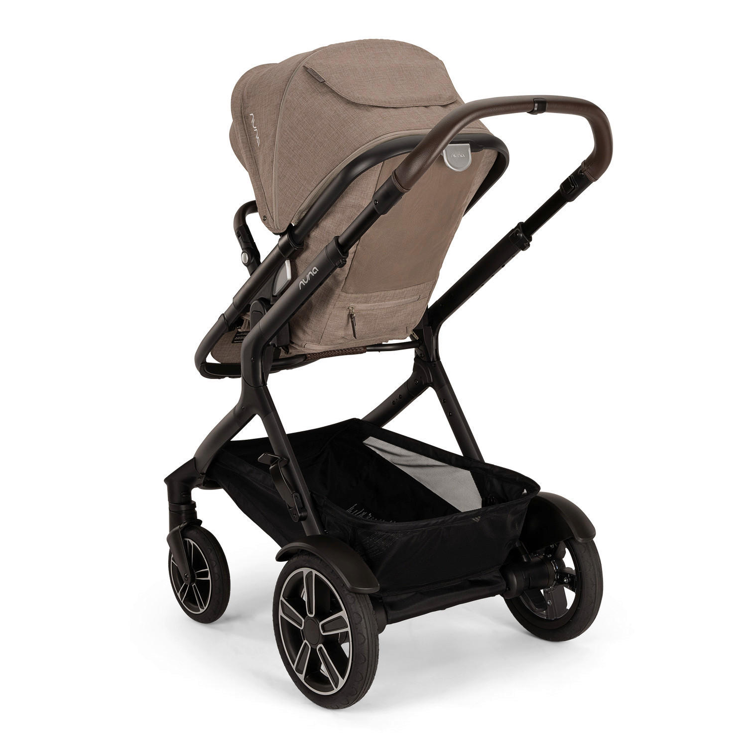 GESCHWISTERWAGEN DEMI NEXT  - Graubraun/Schwarz, Basics, Textil/Metall (98/62/112cm) - Nuna