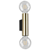 WANDLEUCHTE   - Messingfarben, Design, Metall (18/5/8,5cm) - P & B