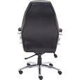 CHEFSESSEL Lederlook, Netz Schwarz  - Schwarz, KONVENTIONELL, Textil/Metall (73/112 - 122/73cm) - Cantus
