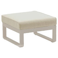 HOCKER Metall, Textil Taupe, Kaschmir  - Taupe/Kaschmir, Textil/Metall (70/43/68cm) - Zebra 