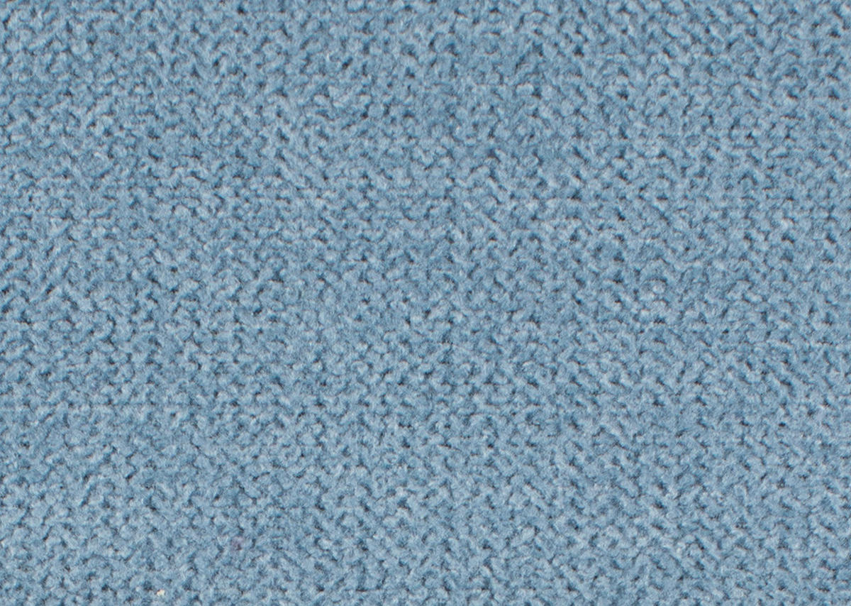 ECKSOFA in Flachgewebe Blau  - Blau/Schwarz, Design, Textil/Metall (310/250cm) - Moderano