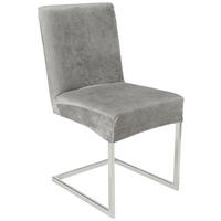 POVLAK NA ŽIDLI, barvy stříbra - barvy stříbra, Basics, textil (64/48/48cm) - Novel