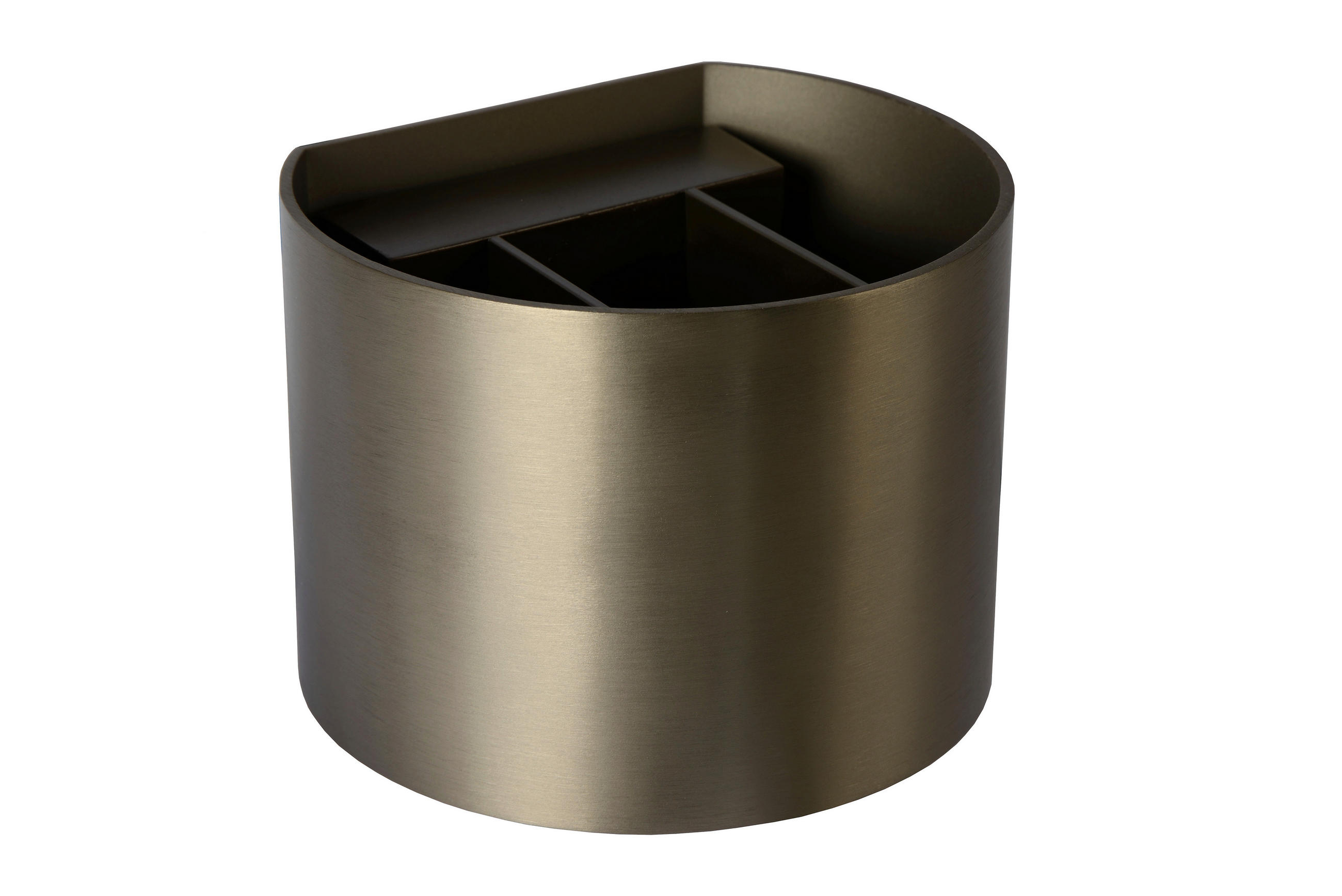 LED-WANDLEUCHTE Xio 11/13/9.7 cm - Cappuccino, Design, Metall (11/13/9.7cm) - Lucide