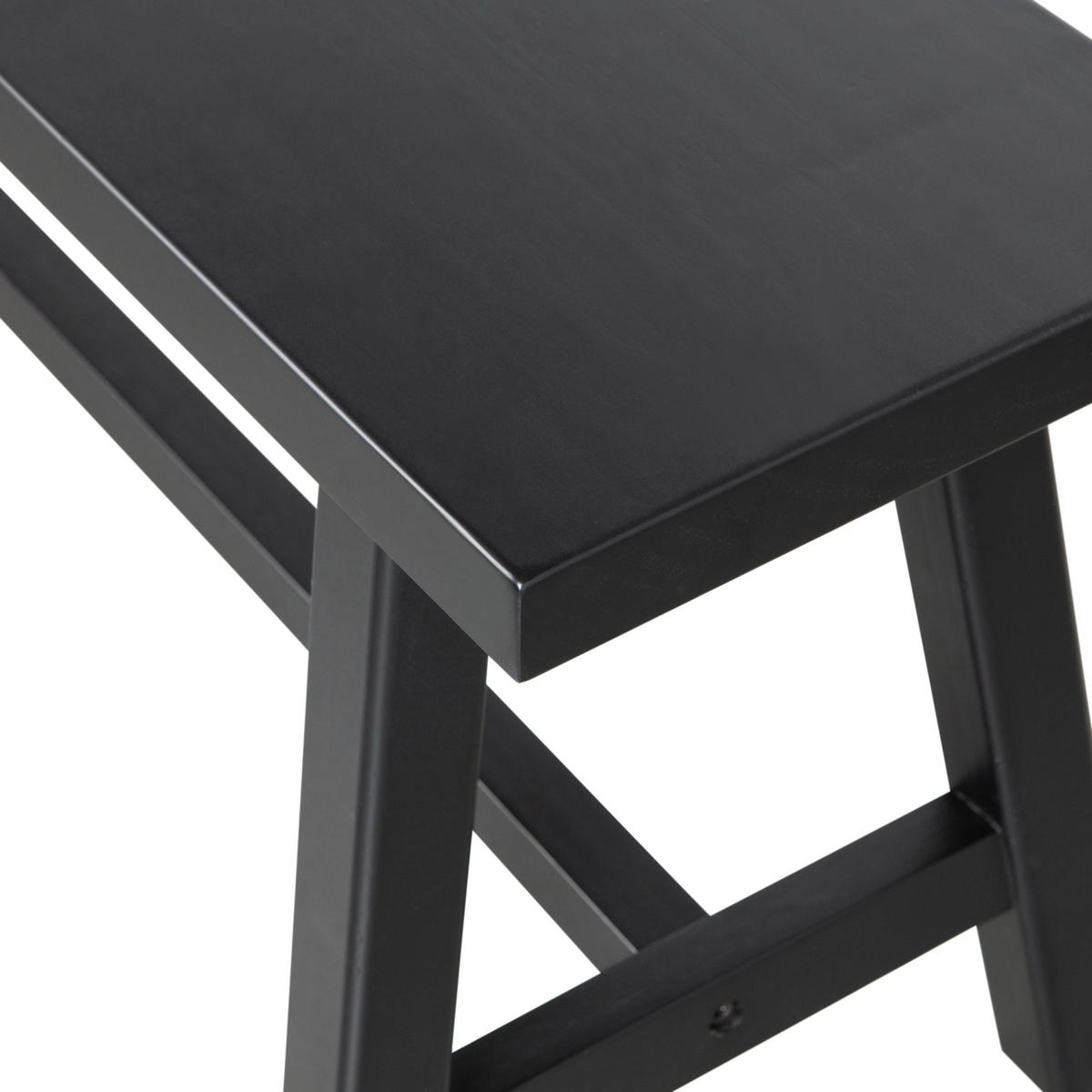 SITZBANK in Holz Schwarz  - Schwarz, Design, Holz (110/45/35cm) - Livetastic