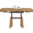 COUCHTISCH Eiche furniert Eichefarben - Eichefarben, KONVENTIONELL, Metall (90(130,5)/65/56-75cm) - Venda