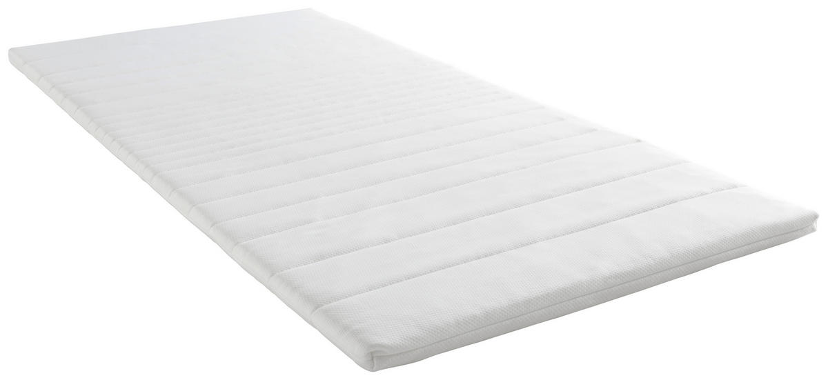 BÄDDMADRASS 180/200 cm  höjd ca 3 cm  - vit, Basics, textil (180/200cm) - MID.YOU