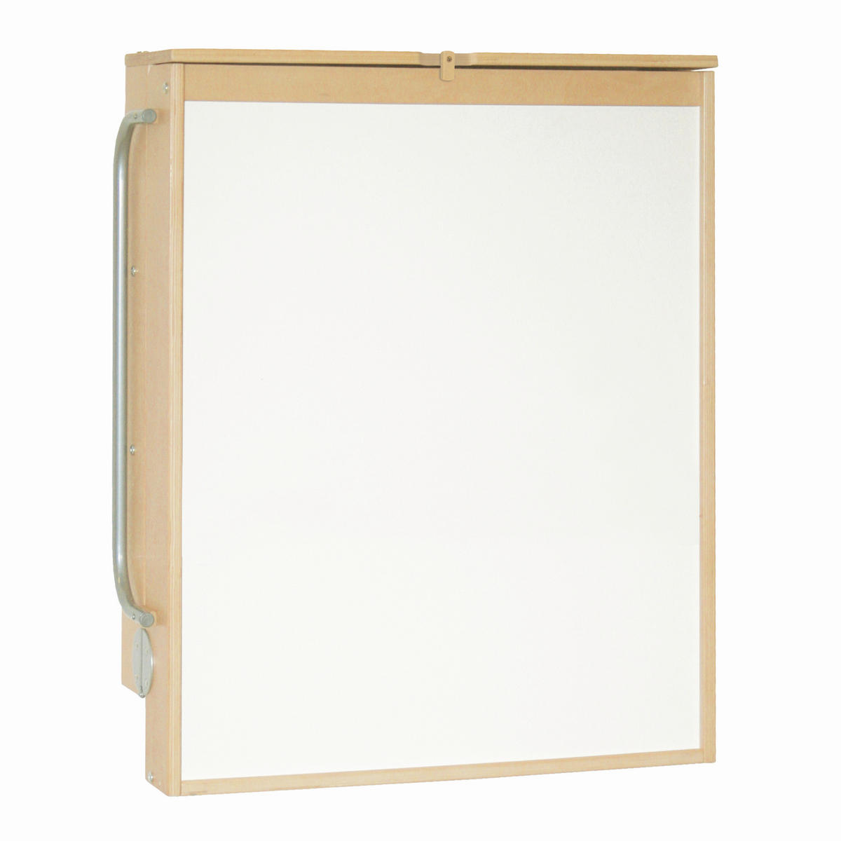 WANDWICKELTISCH Naturfarben  - Silberfarben/Naturfarben, Basics, Holz/Metall (75/60cm) - Roba