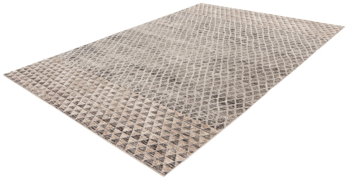 WEBTEPPICH 160/230 cm My Bella Grau  - Grau, Design, Textil (160/230cm) - Obsession