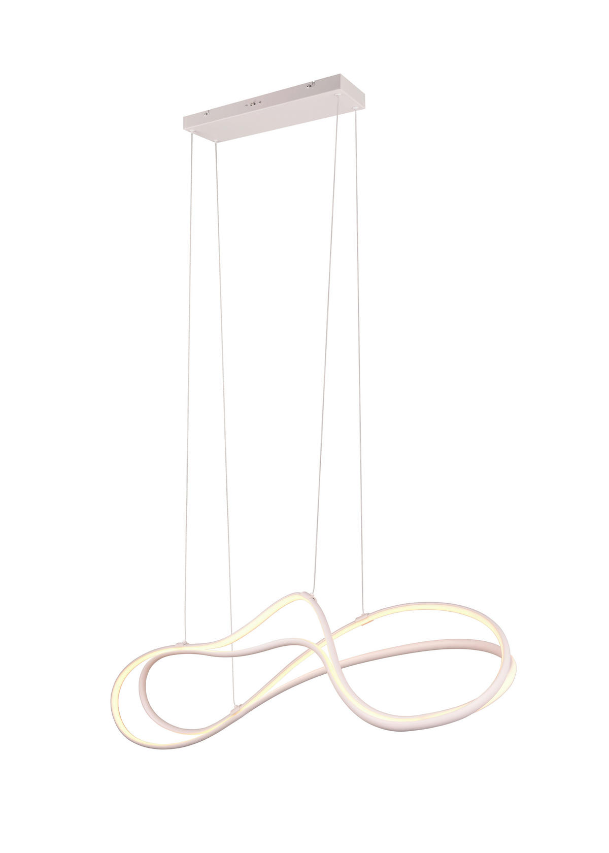LED-PENDELLEUCHTE 113/24/150 cm    - Weiss, Design, Metall (113/24/150cm) - Trio Leuchten