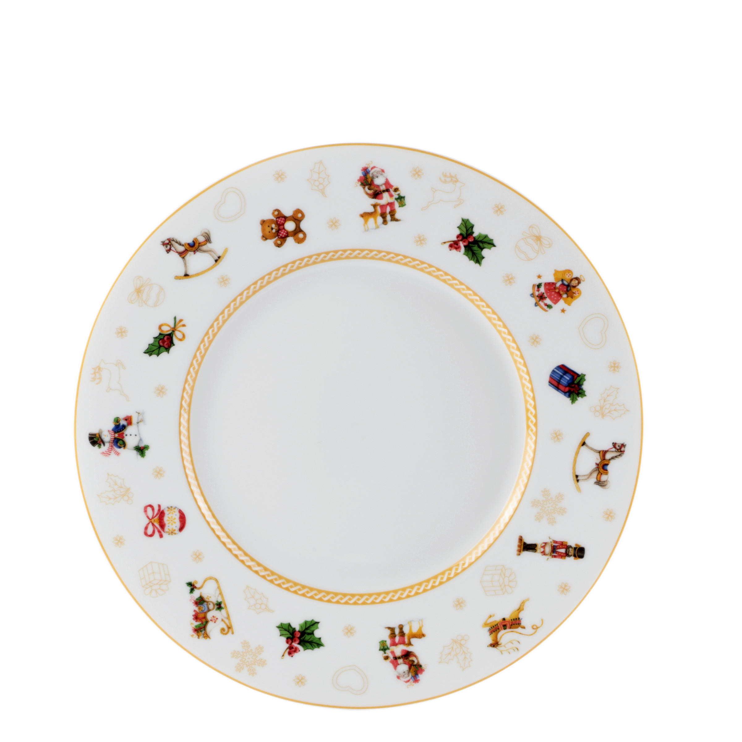 DESERTNI TANJIR  keramika  porcelan  - bela, Konvencionalno, keramika (23cm) - X-Mas