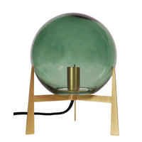 TISCHLEUCHTE Milla 22/28/22 cm   - Grün, Basics, Glas (22/28/22cm) - PR Home