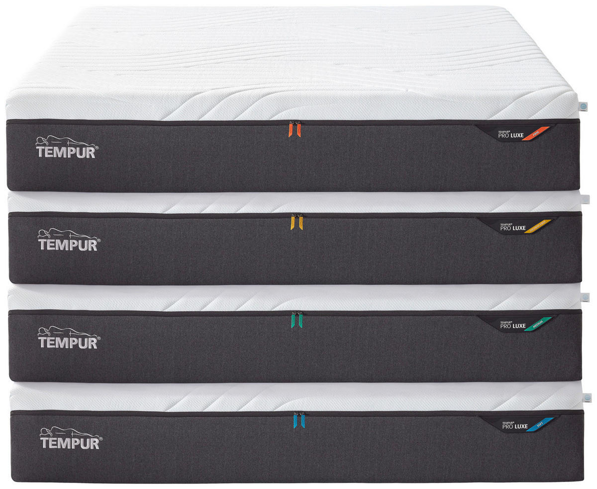 MATRATZE PRO LUXE FIRM Pro Luxe® Coolquilt 90/200 cm Höhe ca. 32 cm  funktional  - Weiss, Basics, Textil (90/200cm) - Tempur